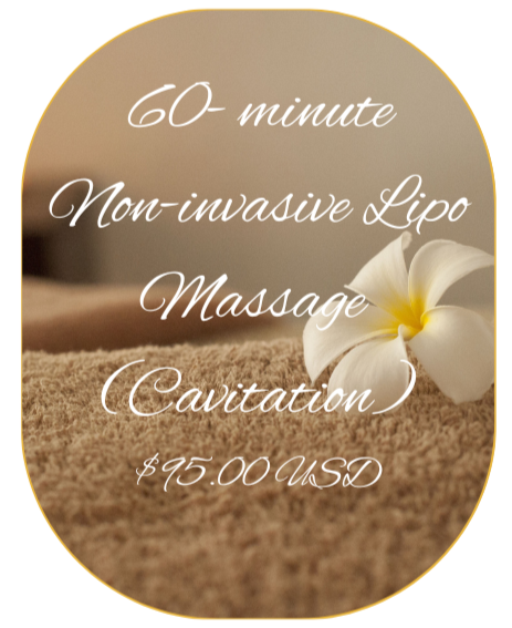 60~minute cavitation massage (non-invasive)