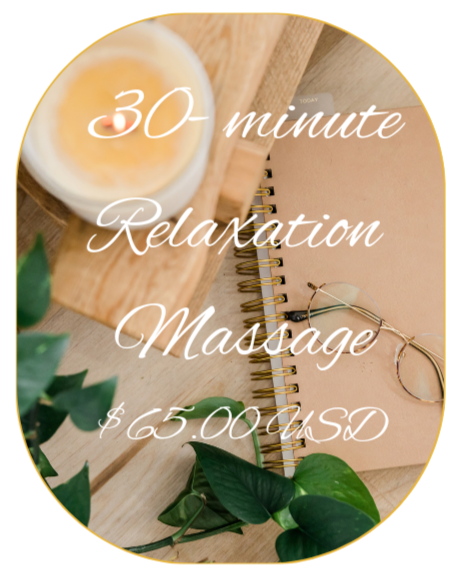 30~minute relaxation massage (maintenance massage)